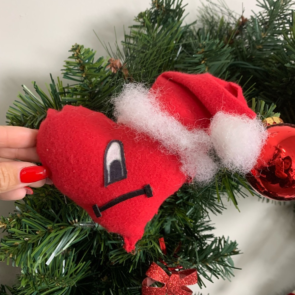 Bad Bunny Heart Ornament